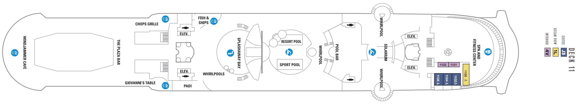 RCI Independence of the Seas Deck Plans Deck 11.png